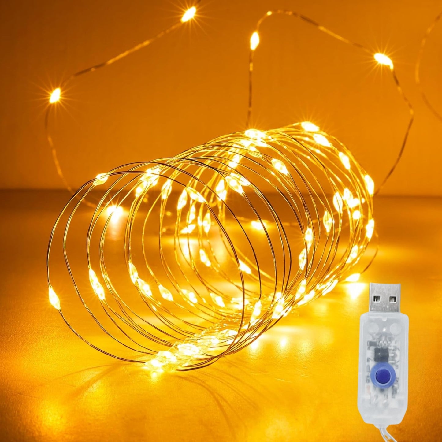 Instalacion Led De Alambre 20mt Usb