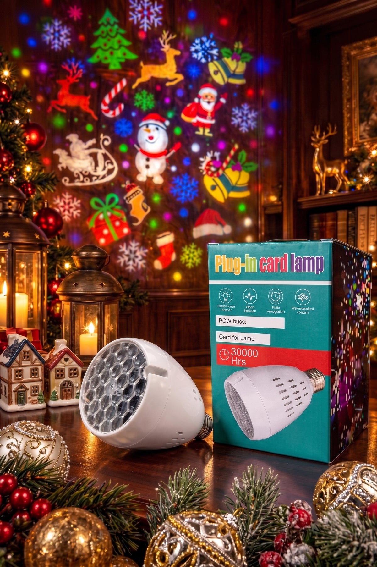 Bombillo proyector LED Navideño