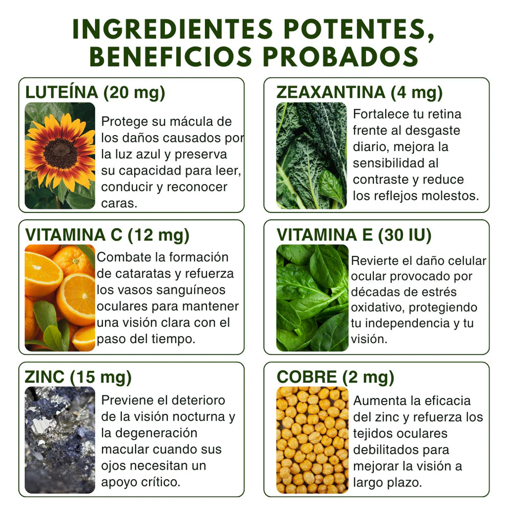 Zoone Luteina Vitaminas para los Ojos