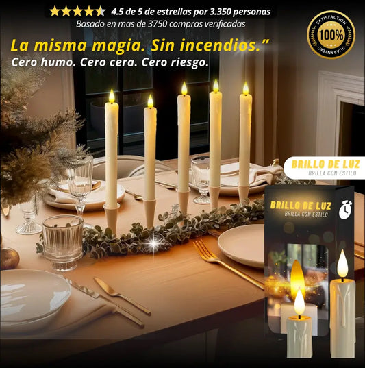 VELAS LED (Paquete x 2 und)