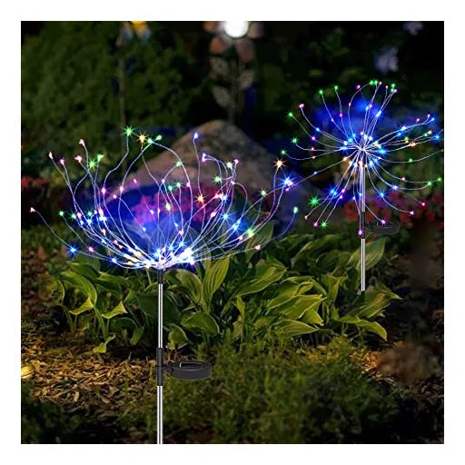 luz panel solar Fuegos artificiales